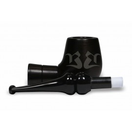 Cachimbo Bertoldi New Rose Preto com Filtro 9mm